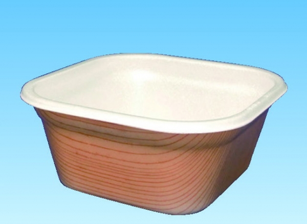 使い捨て　角型容器もくめ 透明蓋セット　※牛丼・天丼に最適。