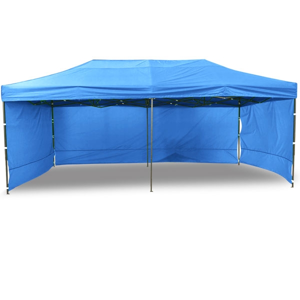 幕付き 大型 テント 6×3m タープテント 　青