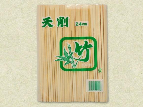 竹箸　２４ｃｍ　天削　１ケース（３０００膳入）