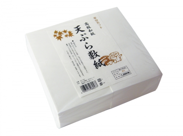 天ぷら敷紙 半分カット ＯＺ−１０００  １ケース（10,000枚入）