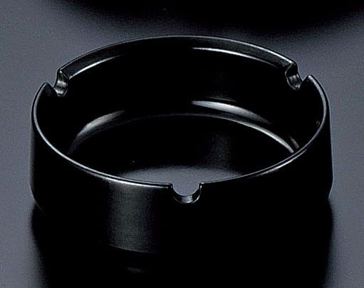 樹脂製）灰皿黒(小)8cm