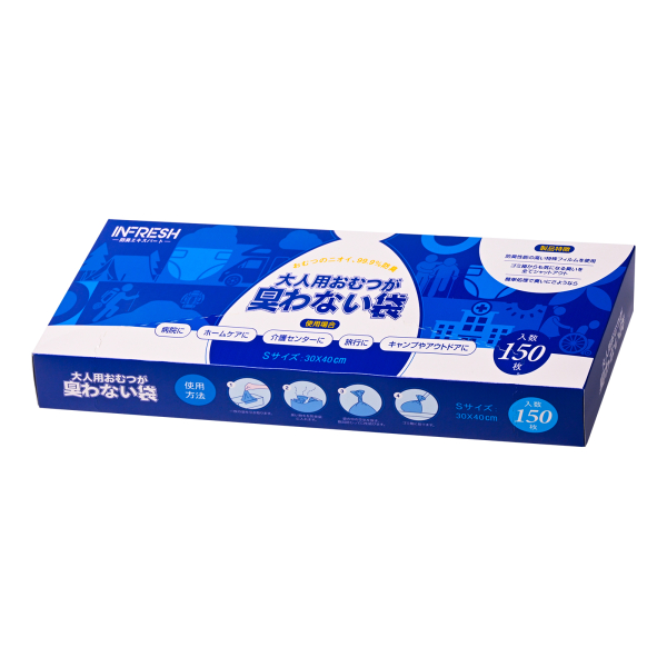 INFRESH��l�p �h�L�� ���ނ��L��Ȃ���S�T�C�Y��e�� 150������ ��l�p ��� ���ނ� �����܁y�J���[�F�z���C�g�z