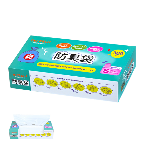 INFRESH �h�L�� ���S�~���L��Ȃ��� ��e�� 300���� S�T�C�Y �����Ԗh�L ���o���₷�� ���L�܁y�J���[�F�z���C�g�z