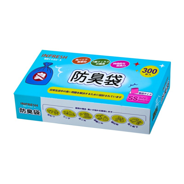 INFRESH �h�L�� ���S�~���L��Ȃ��� ��e�� 300���� SS�T�C�Y �����Ԗh�L ���o���₷�� ���L�܁y�J���[�F�z���C�g�z