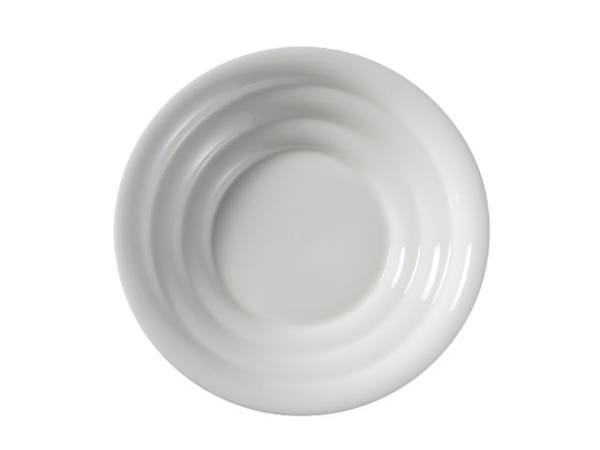 業務用 白磁丸皿 中華皿　3段深皿　Φ21cm