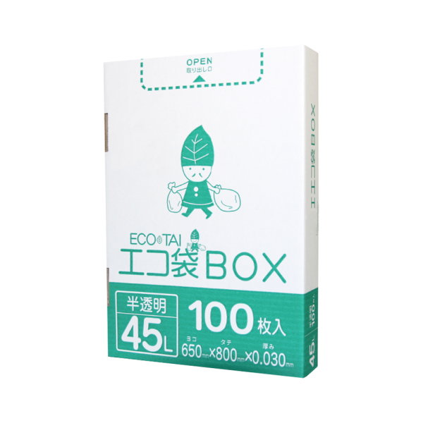 �Ɩ��p 45LBOX�^�C�v ������ 0.030mm�� LLDPE�f��