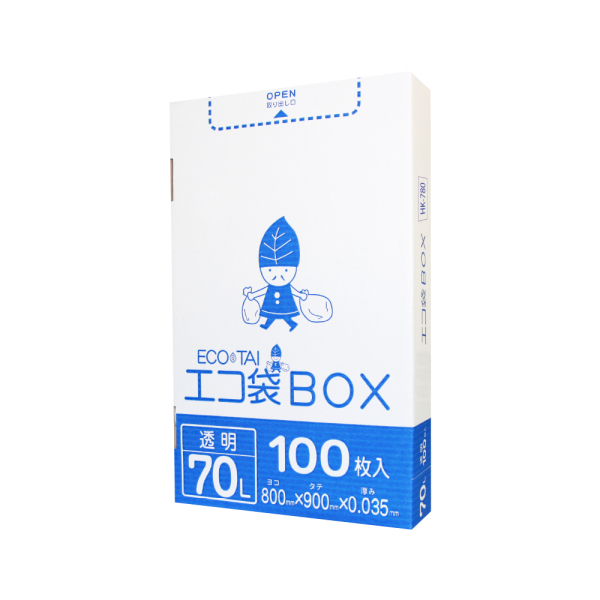 �Ɩ��p 70LBOX�^�C�v ���� 0.035mm�� LLDPE�f�ށ@