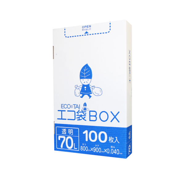 �Ɩ��p 70LBOX�^�C�v ���� 0.040mm�� LLDPE�f�ށ@