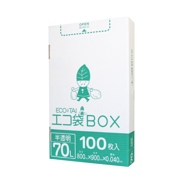 �Ɩ��p 70LBOX�^�C�v ������ 0.040mm�� LLDPE�f��