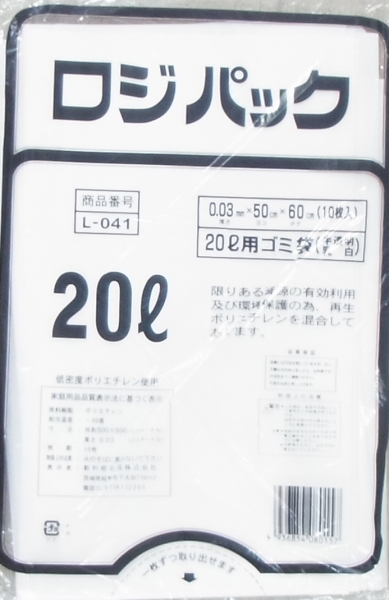 ���W�p�b�NL-041 �������ݑ�20L10P(0.03)x50��