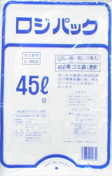 ���W�p�b�NL-002 �������ݑ�45L10P(0.03)x50��