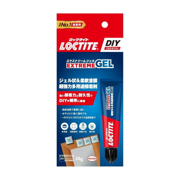 LOCTITE(���b�N�^�C�g) ���p�r�ڒ��� �G�N�X�g���[�� �W�F�� 20g - �����ڒ��͂Ƒϋv����DIY���C�ɍœK