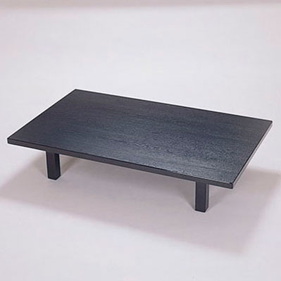 メラミン黒木目座卓テーブル　90×45cm