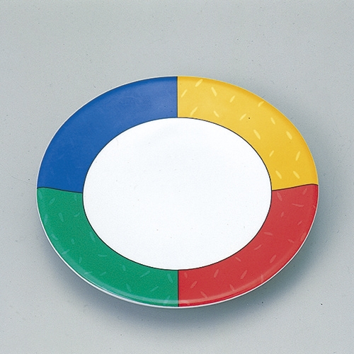 業務用 5寸丸皿 赤、グリーン、ブルー、黄