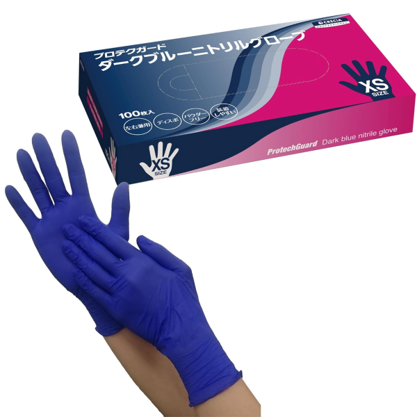 �Ɩ��p �j�g�����O���[�u�@XS�T�C�Y�i100������j�@�v���e�N�K�[�h