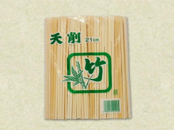 業務用 竹箸　２１ｃｍ　天削　１ケース（３０００膳入）