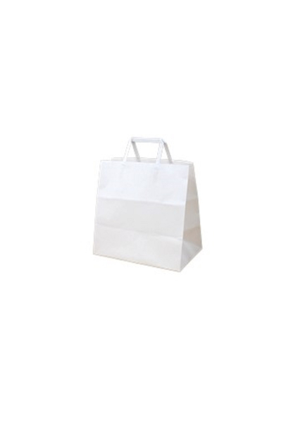 無地手提げ袋　平紐２６０白　１ケース（２００入）