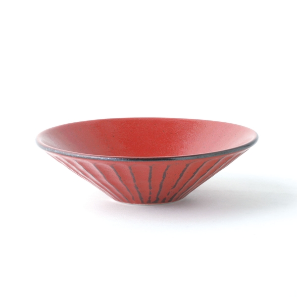 根来 しのぎ浅鉢 中