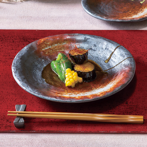 明志野 石目7.0皿