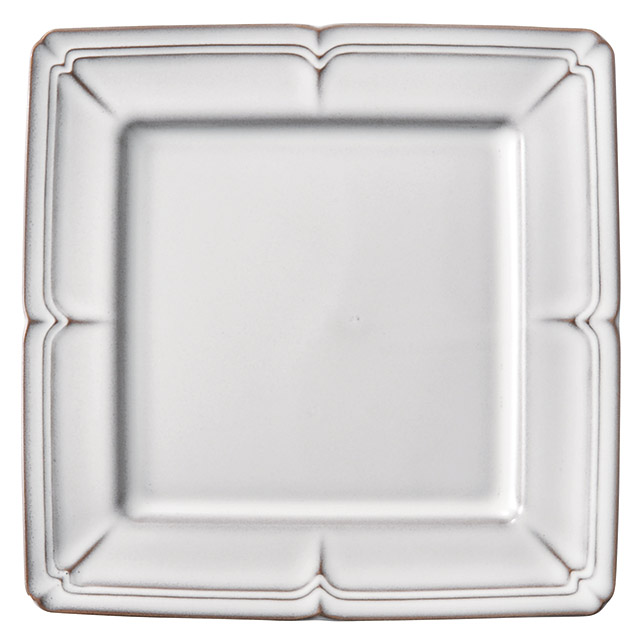 ラフィネ スモークホワイト 20ｃｍスクエアープレート