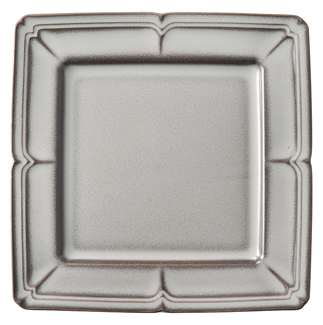 ラフィネ ストームグレー 20ｃｍスクエアープレート