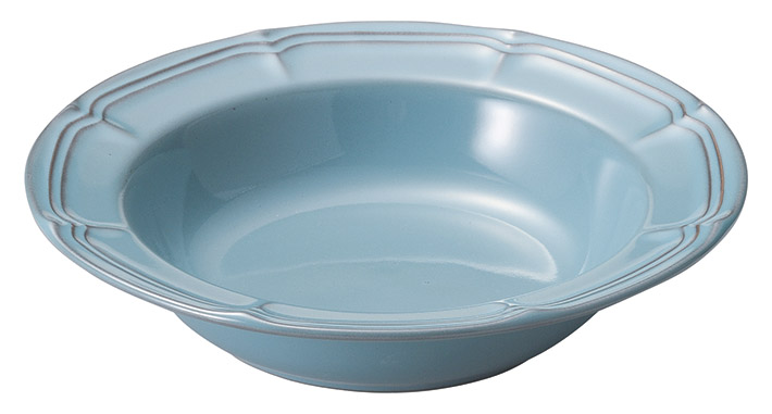 ラフィネ アンティークブルー 21.5ｃｍリムスープボウル