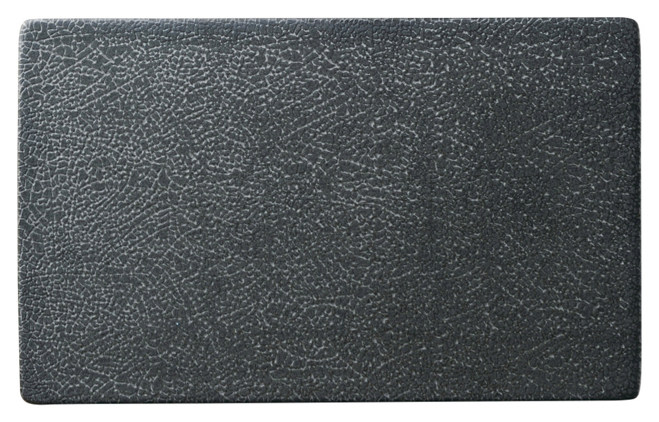 墨縅 24cm平長角皿