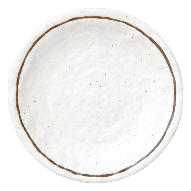 粉引ライン 石目4.5皿