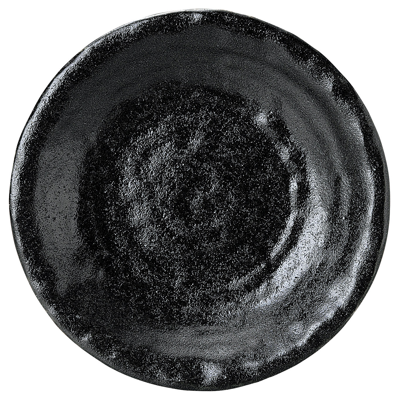 ゆず黒耀 石目7.0皿