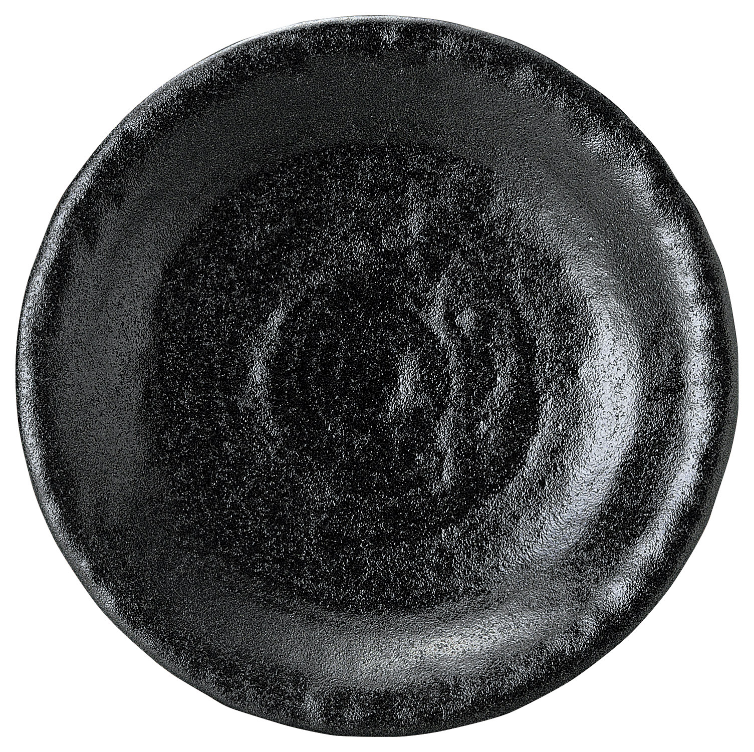 ゆず黒耀 石目4.5皿