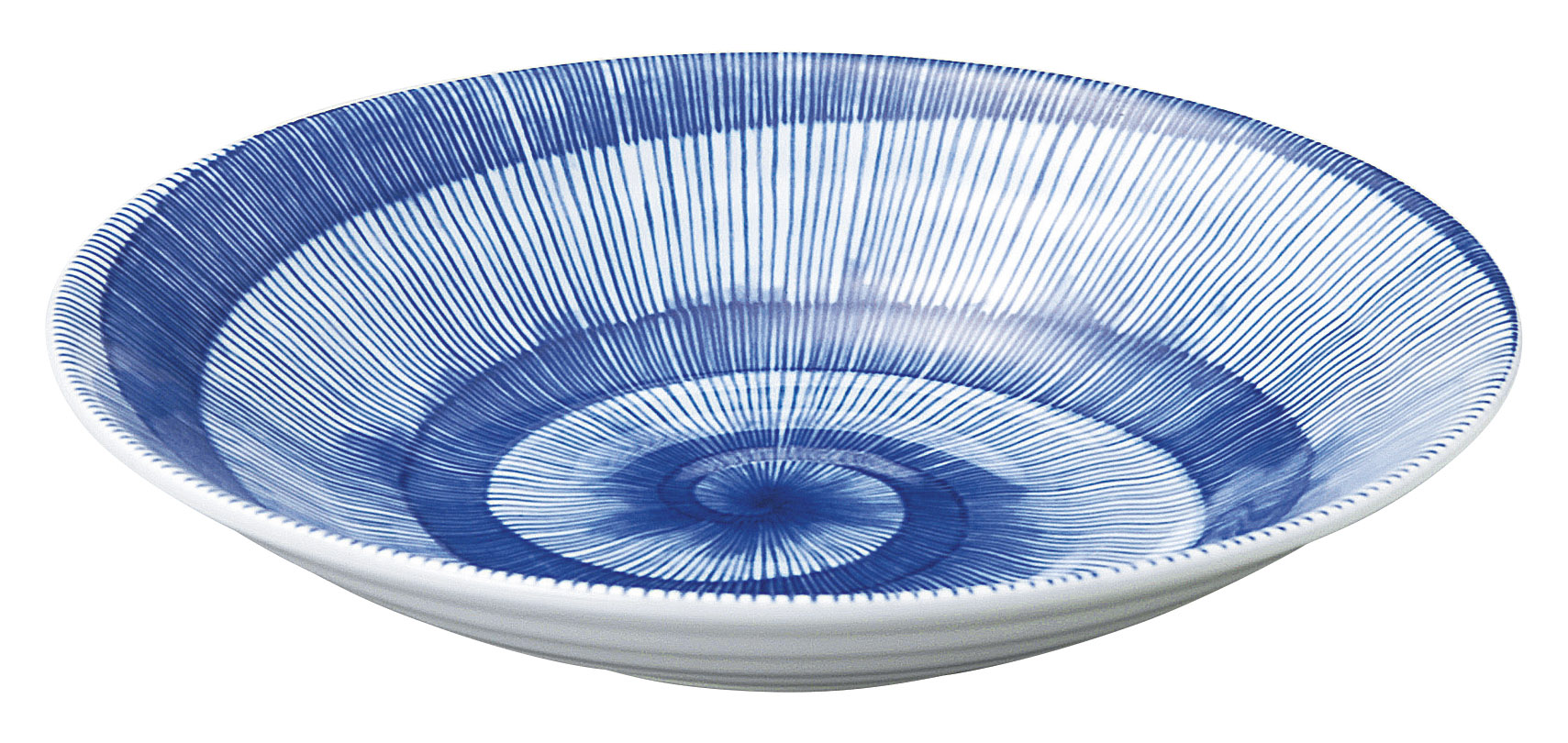 藍日傘 リップル7.5皿