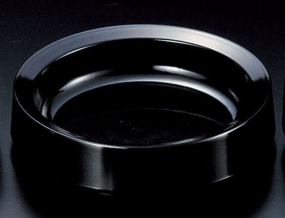 樹脂製）灰皿黒11cm