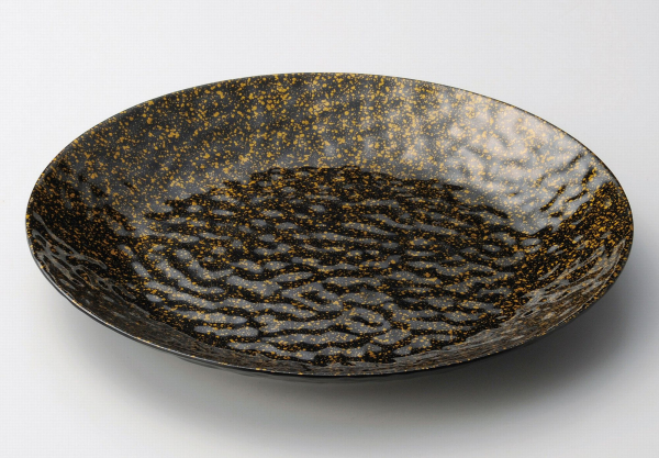 メラミン樹脂製）大皿金ちらし36cm