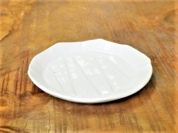 白釉 波の華4.0皿（小皿・取皿）