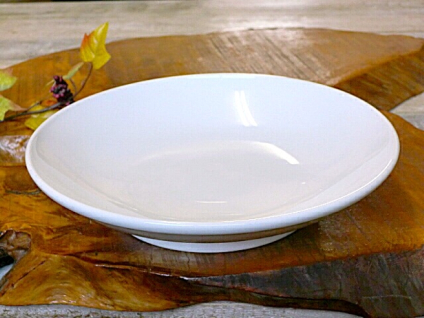 【B級品在庫処分価格】ホワイトチャイナ24cm深皿