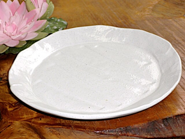 【限定品】波の華6.0盛皿「白」（中皿・取皿）