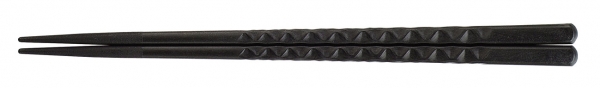 亀甲箸耐熱温度200度＜ＰＢＴ＞22.6cm　黒