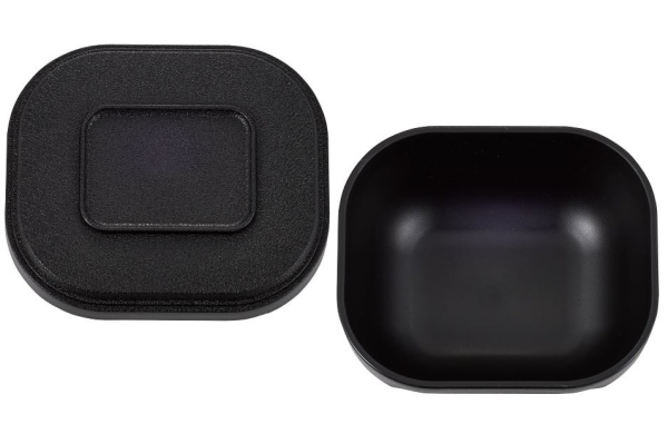 S-136 角丼 本体/蓋セット　5個セット　【2色よりお選びいただけます】　※どんぶり　麺　かつ丼　カツ丼　ごはん　プラスチック容器　食器