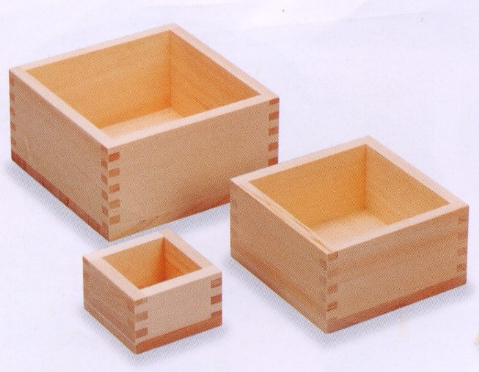 桧(ヒノキ)   一升枡(マス) 無地(焼印無し)
