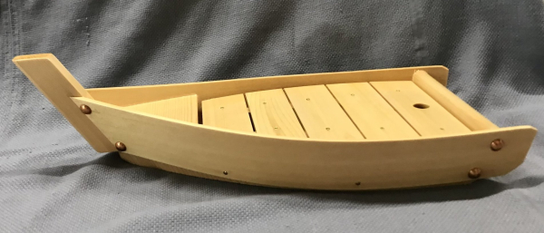 業務用 木製 白木盛込舟   尺2寸 ウレタン塗装 在庫処分特価