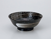 美濃焼・明世荒刷毛 6.8高台丼[ラーメン]