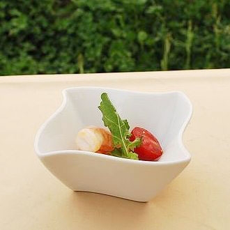 ウェーブ　ミニボール　ホワイト