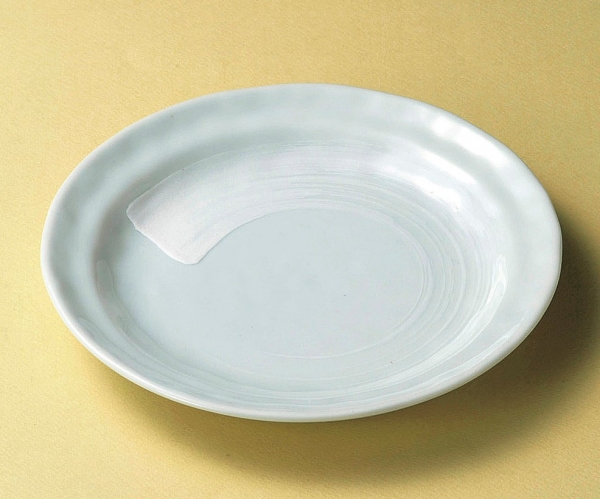 M 白刷毛青磁24.5cm 