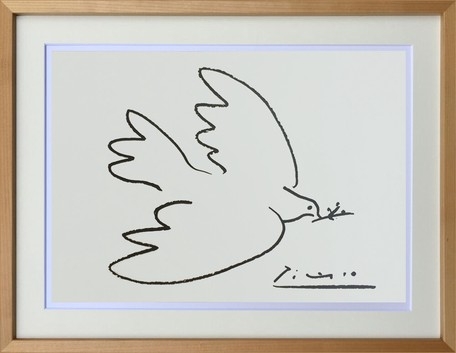 アートフレーム　ピカソ　平和の鳩