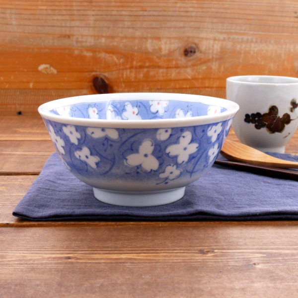 どんぶり 小 15cm 小花 美濃焼